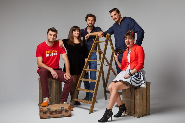 Photo de groupe au studio