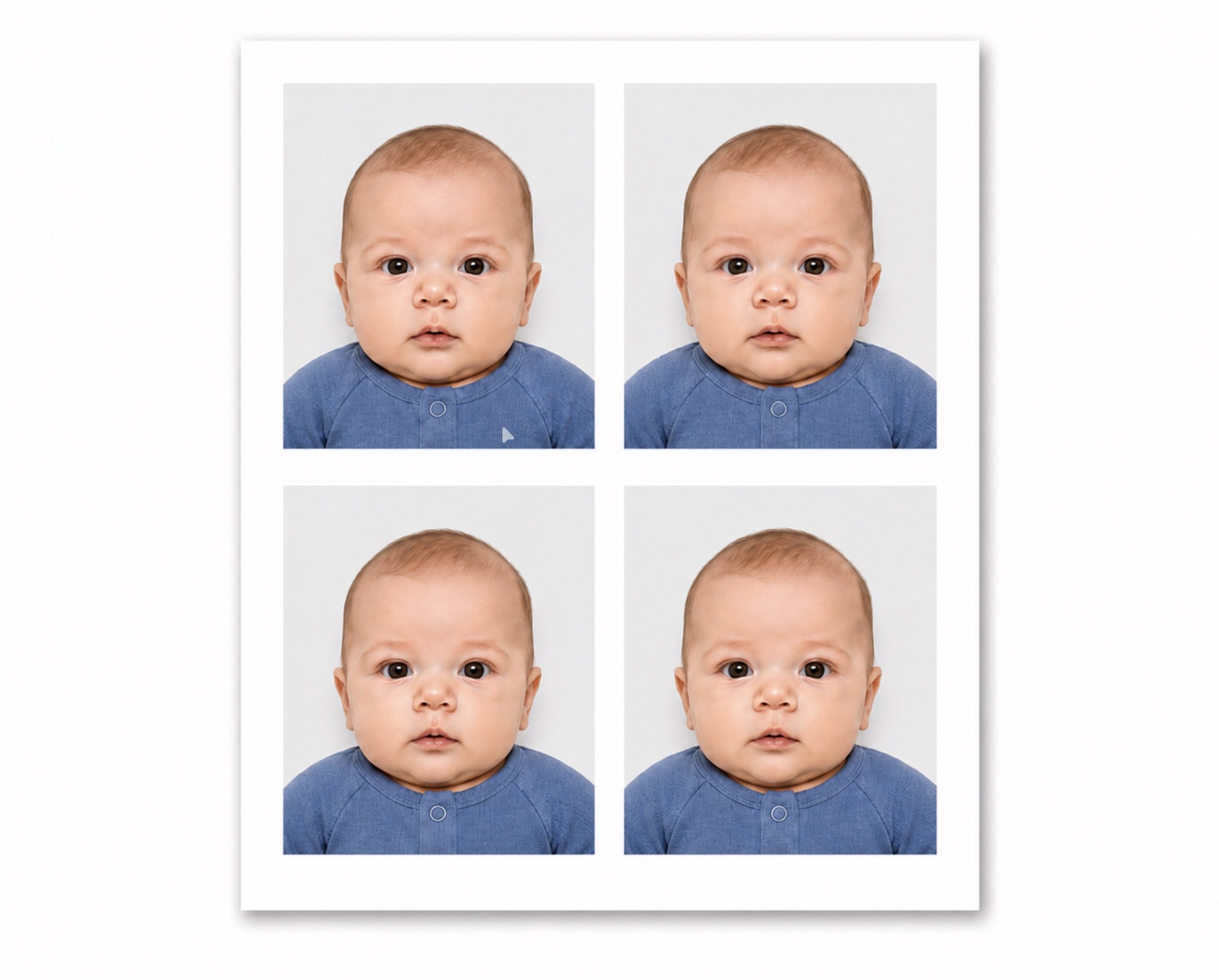 photos d’identité bébé